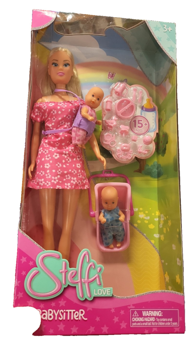 SIMBA Steffi Love Babysitter Doll Set with Accessories 3+ Years